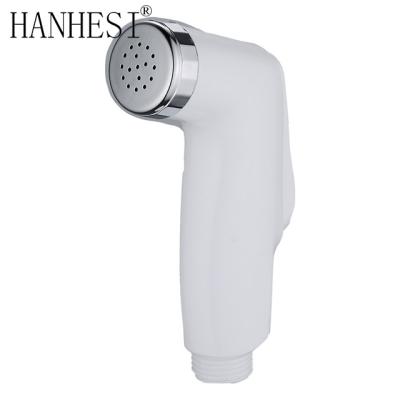 中国 White Color Shattaf Bidet Sprayer Traveller Plastic Portable Hand Showers 販売のため