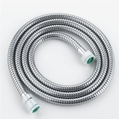 China High Temperature Stainless Steel Shower Hose Chrome Plated Bathroom Handheld Hose for sale