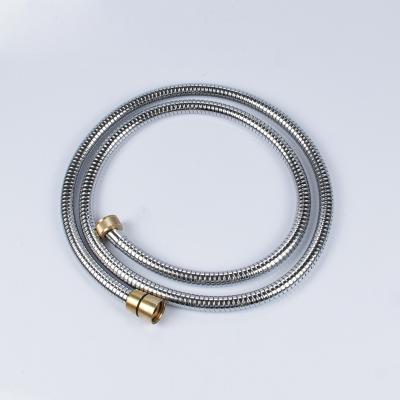 China Flexible Stainless Steel Shower Hose Chrome Plated With Brass Copper Nut Fittings for sale