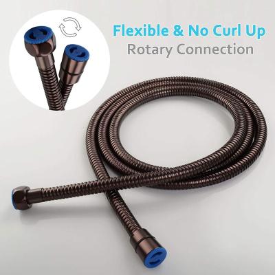 Китай amazon hot sale bronze stainless steel 304 double lock shower plumbing hose from factory directly продается