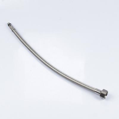 China 304 Stainless Steel Braided Shower Hose Kitchen Faucet Flexible Inlet Pipe à venda