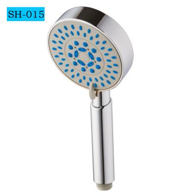 Китай High Quality Big Face Round 5 Functions Abs Chromed Hand Shower Without Diverter продается