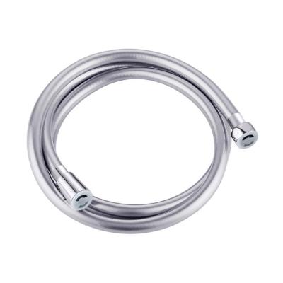 China 5 Layer Explosion Proof PVC Shower Hose Silver Bathroom Silver Shinny Color à venda