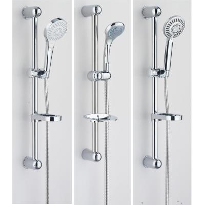 China ABS Massage Bathroom Shower Set Toilet Chrome Finshing With Sliding Bar à venda