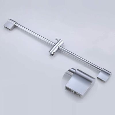 China Ss Pipe Stainless Steel Bathroom Shower Set With Slide Bar And Thermostatic Faucets à venda