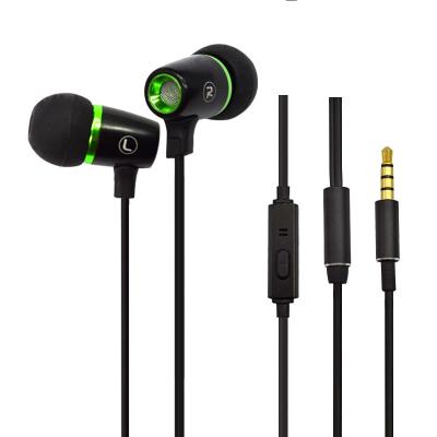 China factory wholesale price hi search stereo deep bass lightweight in-ear earbud with MIC 3.5mm metal jack wired earphone for sale