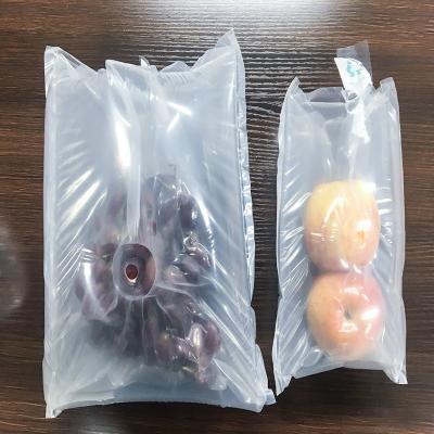 China Hot Selling Reusable Shockproof Aerkusena Sako Por Frukto Fruit Packaging Product Air Cushion Bag For Grapes Air Column Bag For Shipping for sale