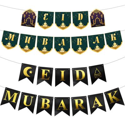 China Eid 2022 Paper Decorations Ramadan Banners, Eco Friendly Eid Mubarak Decorations Party Supplies Decorations for sale