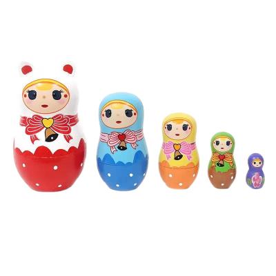 China Woodiness Big Russian Senior Son Dolls Small Senior Father Kids Educational Toys Hardened Solid Wood Children's Gifts for sale