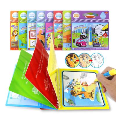 China Magic Pen Drawing Toys 8 Styles Water Drawing Book Magic Coloring Doodle And Magic Pen Drawing Toys First Education For Kids Birthday Gift for sale