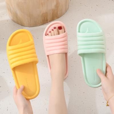 China Fashion Trend Summer Women Indoor Slippers Floor Eva Flip Flops Female Flat Indoor Non-slip Bathroom Shoes Home Slippers for sale