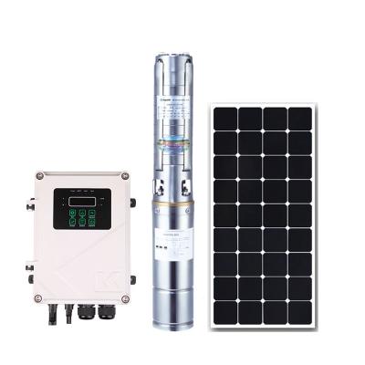 China Kepeida 3DSS4.0/35-D24/400 3inch 24V 4m3/h 35meter Drinking Water Treatment Stainless Steel DC Solar Submersible Water Pump for Agriculture Irrigation for sale