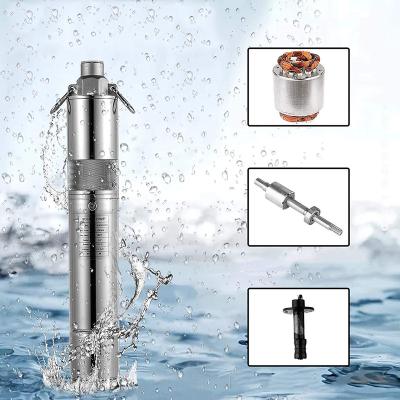 China Kepeida 2QGD1-50-0.37 220V 0.5HP 50M Head Stainless Steel Irrigation and Agriculture Submersible Screw Deep Good Water Pump for Agricultural Irrigation for sale