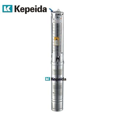 China Drinking Water Treatment Kepeida 4SSM3 44-3 4Inch 4hp 277M 3m3/h 380V Stainless Steel Submersible Deep Well Pump For Irrigation for sale