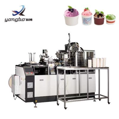 China Paper Salad Bowl Forming Machine Automatic Disposable Paper Soup Bowl Making Machine In Dubai 380V/220V Paper Folding for sale