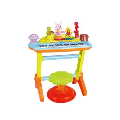 China Small Students Battery Operated Piano Set Crystal Musical Instruments Baby Keyboard Piano For Kids With Karaoke for sale