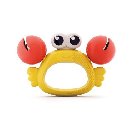 China Plastic Rattle Toy Baby Toys Hand Rattle Cute Crab Holiday Baby Plastic Newborn Gift To 3 Month Babies for sale