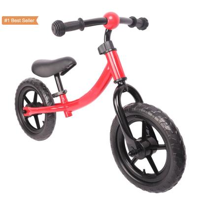 China Istaride 12 Inch Steel Children's Ultralight Balance Bike Velo De Course 2-7 Years Old Children Learn To Ride Sports Children Ride A Bike for sale