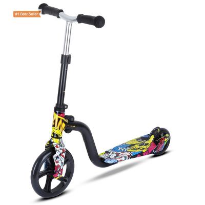 China Istaride PU Waist Kids Portable Balance Scooter Two Wheeler Children Foot Scooter Baby Adjustable Scooter Bike for sale