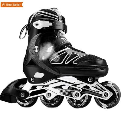 China Wholesale EVA Istaride Quadruple The Adjustable Skate Inline Skates 4 Wheel Skates One Roller Inline Shoes For Adult for sale