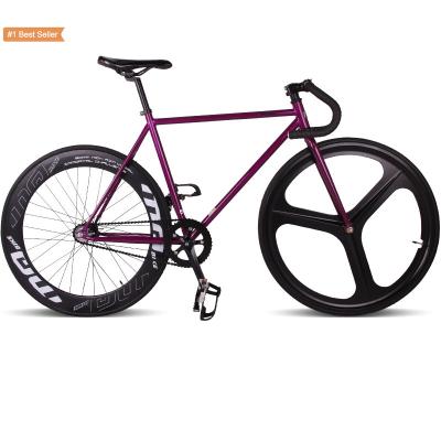 China Istaride Steel 26inch Fixed Gear Bike Carbon Steel Frame Lightweight Single Speed ​​For Racing Bike Track Bicycle Road Bike for sale