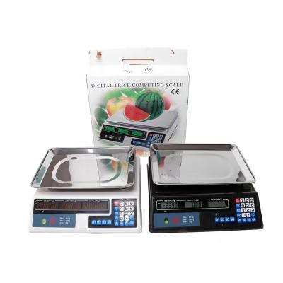 China 40kg Digital Weight Function Price Bench Scale Small Scale Amazon Calculation Commercial Kitchen Selling Fruit Vegetable Scale for sale