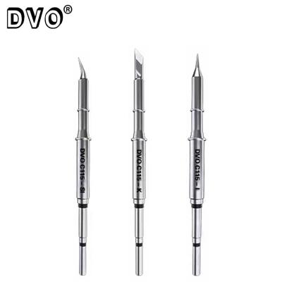 China Soldering and Disassembling Electronic Components DVO C115-101 C115-118 C115-112 Needle Nano Soldering Iron Tips for JBC Compatible Soldering Station for sale