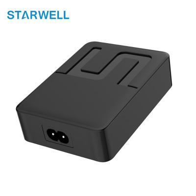 China For mobile phone charger usb charger 5v 8a port multiple port travel usb charger with US/EU/AU/UK plug for sale