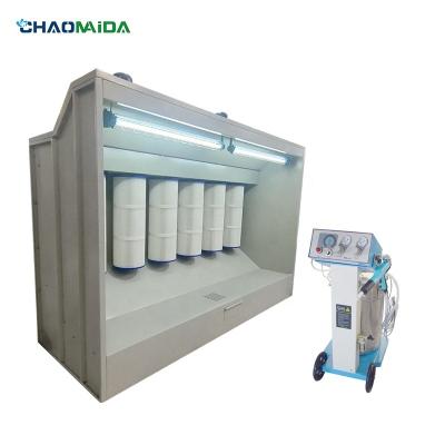 China Hotels Powder spraying cabinet intelligent electrostatic generator powder spraying machine plastic spraying machine for sale