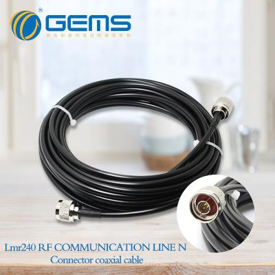 China LMR240 Silicone Rubber RF Coaxial Satellite Communications Cable for sale