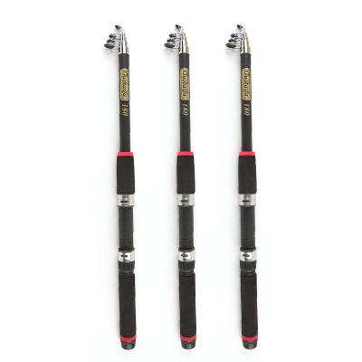 China 1.8m 2.1m 2.4m 2.7m 3.0m 3.6m Carbon Fiber Super Short Pocket Lightweight So-Easy Fishing Rod Portable Spinning Pole Telescopic Fishing Rod for sale