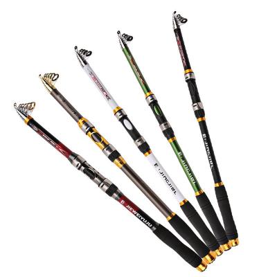 China High Quality Carbon 2.1m Telescopic Spinning Fishing Rod Lightweight 3.6m Sea Fishing Deep Rod for sale