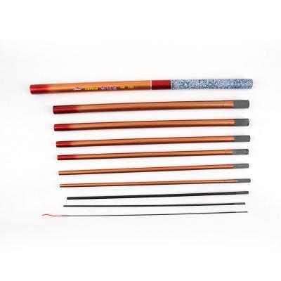 China Lightweight High Quality Cheap Fiberglass Fishing Rod 6 Section Super Short Surf Fishing Rod for sale