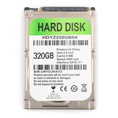 China Hdd hdd 80GB 160gb 250gb 320gb 500gb 1tb 2tb laptop internal hard drive components 2.5hdd SATA2-SATA3 8mb 32mb 5400rpm-7200rpm hdd for sale