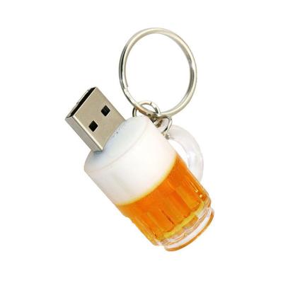 China Pendrive 8gb 16gb 32gb 64GB Memory Stick USB 2.0 Flash Drive Thumb Drive Special Plastic Beer Cup Model GJUS68 for sale