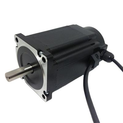 China NEMA 34 Motor , Small 3 Phase DC Electric Stepper Hybrid High RPM Angle1.2 3 Phase Stepper Motor JK86H3P for sale