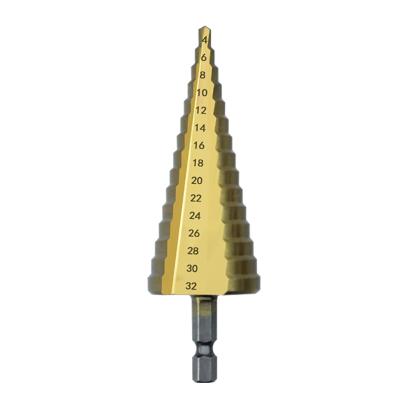 China Factory Direct High Quality Nonferrous Metal Pagoda Drill Bit Metal Tool Opening Step Set For Bit for sale