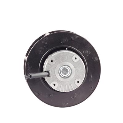 China Backward Curved  brushless external rotor motor 24V Plastic DC Centrifugal Fan 133 for sale