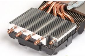 China Customized Size Copper Tube Heat Sink , Heatpipe Heatsink Easy Installation for sale