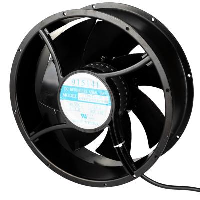 China Durable Industrial Axial Flow Fans Brushless Cooling Fan 254 24V PWM Plastic for sale