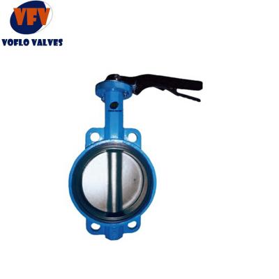 China ANSI150 General Sanitary Stainless Steel Sanitary Disc Wafer Butterfly Valve Resilient Seated Gear Driven Torque Calculation for sale