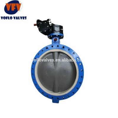 China General Eccenric DI Dual Flanged Double Butterfly Valve for sale