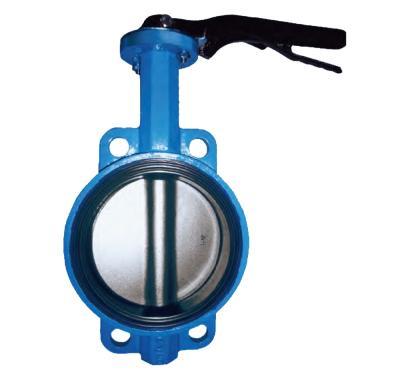 China Water Treatments PN10 Ductile Iron Body Stainless Steel Stem DN300 Seat Rubber Wafer Butterfly Valve for sale