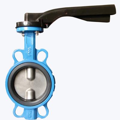 China General Double Half Shaft Wafer Type Butterfly Valve (Without Pin) for sale