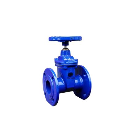 China Non-rising stem fire protection 200PSI gate valve iron body di+epdm general ductile double wedge flange for sale