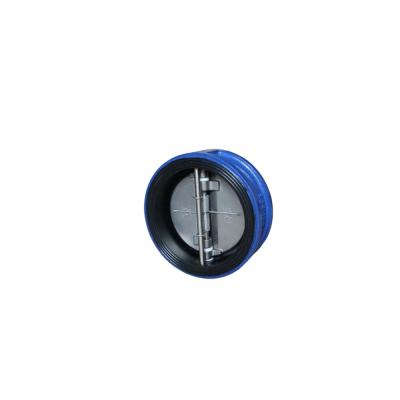 China General Competitive Price ANSI150 Malleable Iron Double Check Valve Vulcanized Wafer Type Check Valve for sale