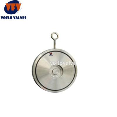 China ANSI150 SS304 General Plate CF8 Disc Spring Single Stainless Steel Body Check Valve for sale