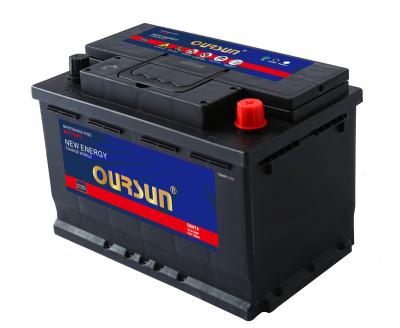 China Sarting Car Wholesale MFDIN72 12V 72AH Maintenance Free Car Battery for sale