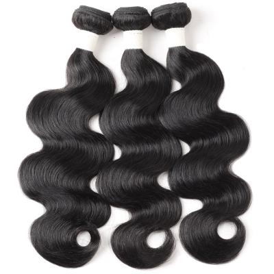 China Remy Hair Bundles Body Wave 8A Body Wave 100 Hair Extensions Natural Black for sale