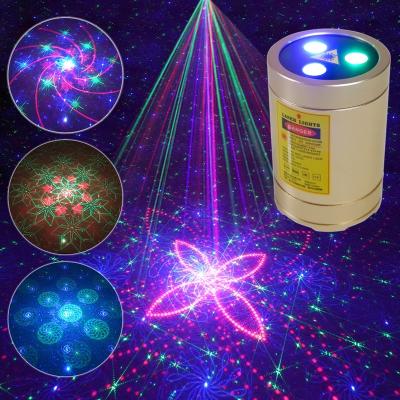 China refillable & Wireless 30 Pattern RGB Laser Outdoor Lighting Spotlight Rechargeable for Garden Yard Party Music Show Holiday Patio for sale